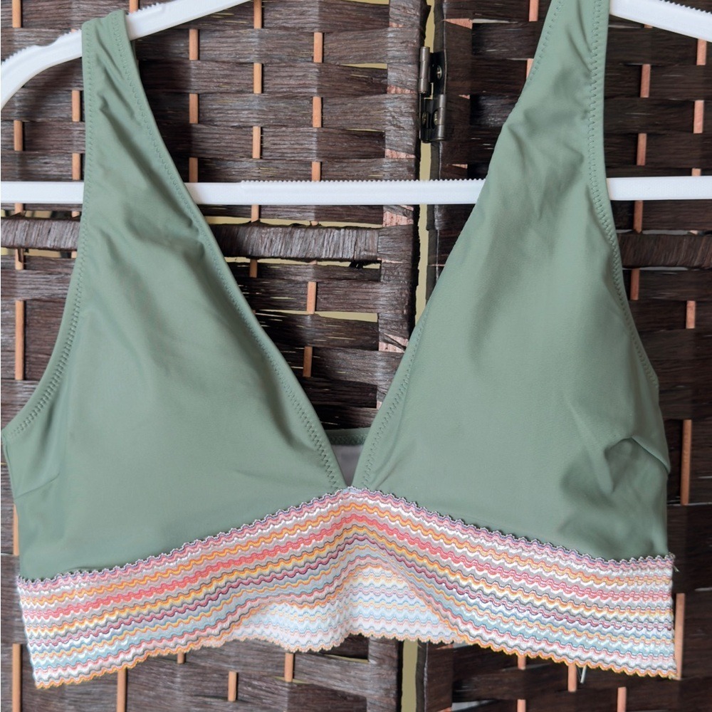 Blooming Jelly V-neck‎ bikini top